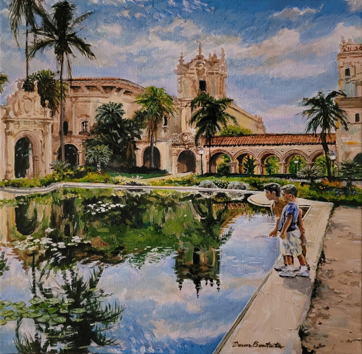 "Reflections at Balboa" 14x14